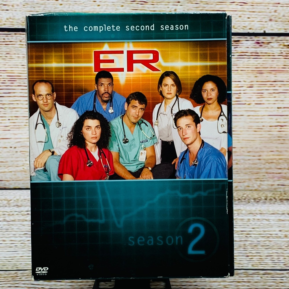 ER The Complete Second Season [DVD] Set Medical Drama TV‎ Show George Clooney